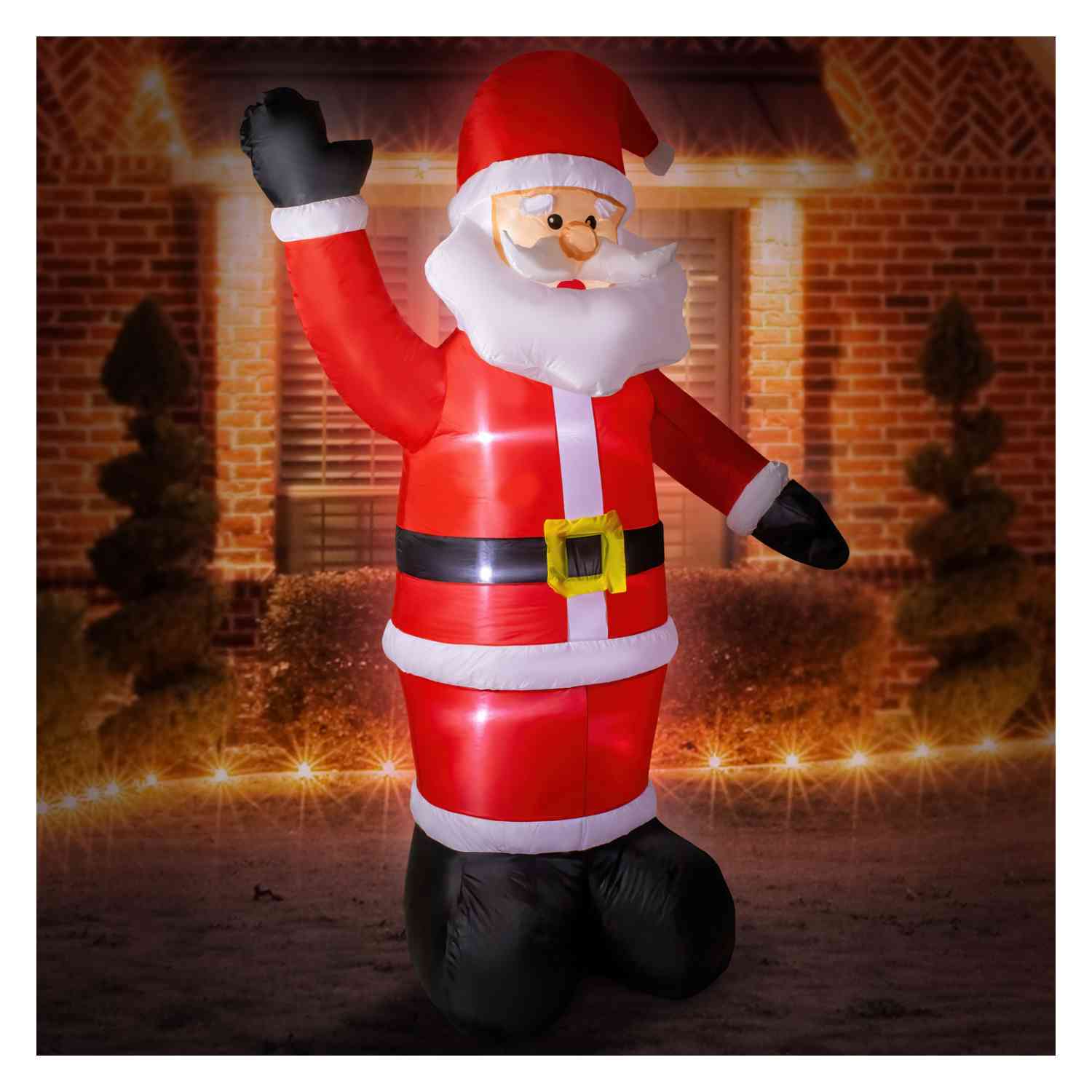 Foto 2 | Decoración Inflable Rack & Pack Navidad Santa Claus Papá Noel 2.4 m