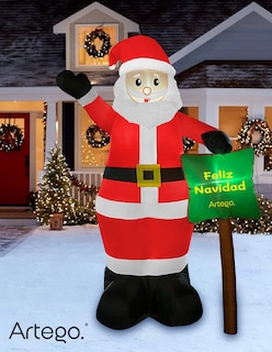 Foto 5 | Inflable De Navidad Santa Claus Gigante Con Letrero Navideño De 2.4m De Alto Con Luces Led Artego