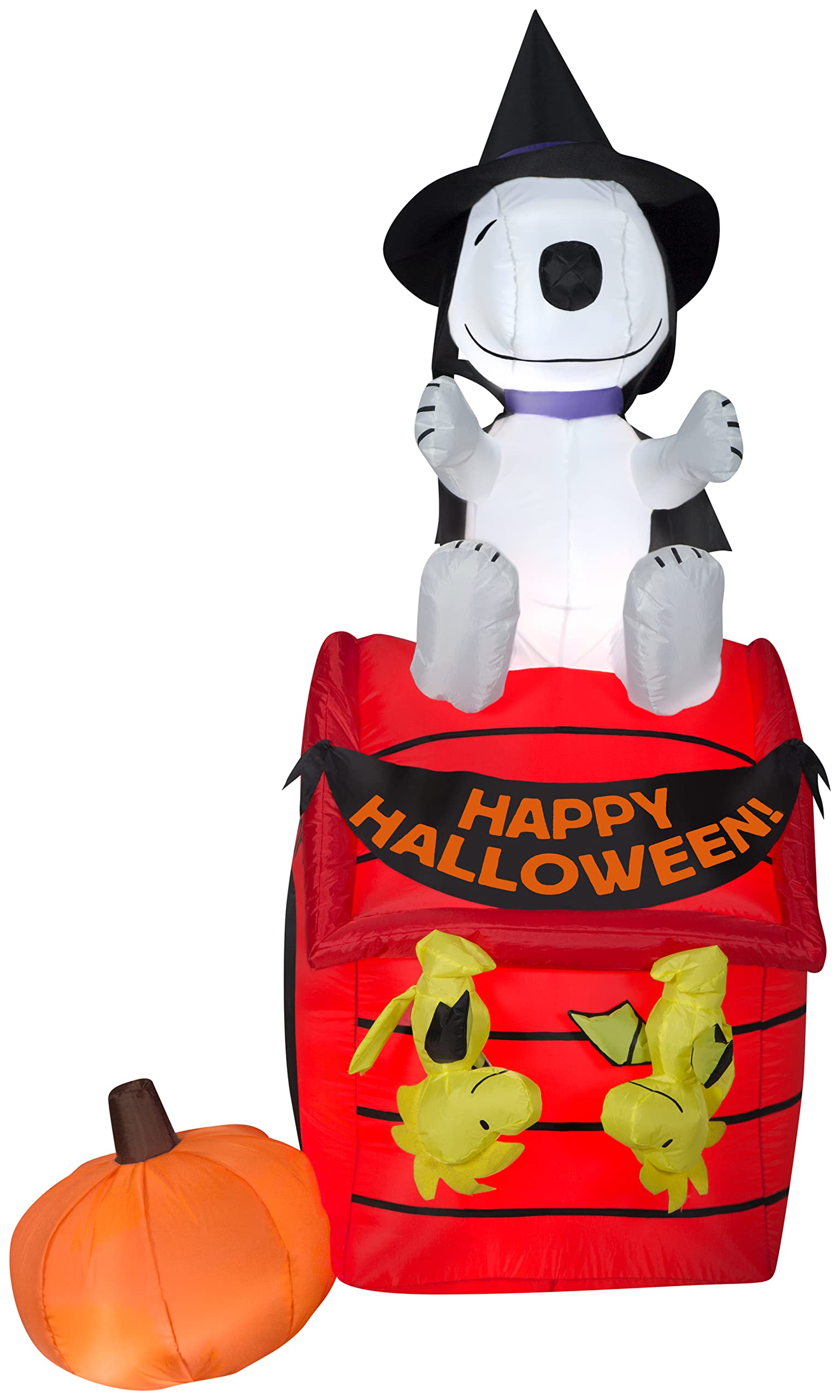 Foto 2 pulgar | Casa Inflable Para Halloween Con Diseño Gemmy Airblown Snoopy De 6 Pies Con Led - Venta Internacional.