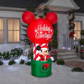 Foto 2 | Globo Inflable Navideño Con Mickey Mouse En Globo Aerostático De 2,1 M - Venta Internacional.