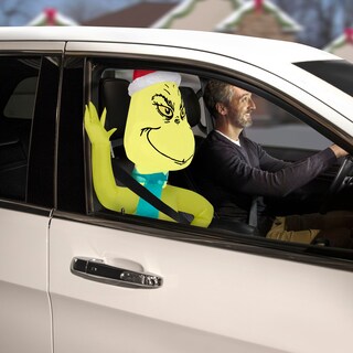 Foto 2 | Gema Inflable Carbuddy Christmas Grinch Gemmy De 107 Cm De Altura - Venta Internacional.