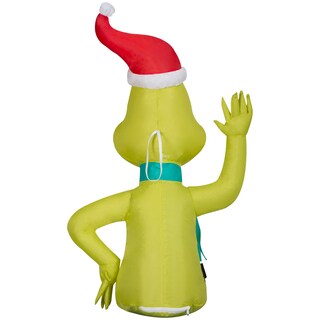 Foto 4 | Gema Inflable Carbuddy Christmas Grinch Gemmy De 107 Cm De Altura - Venta Internacional.