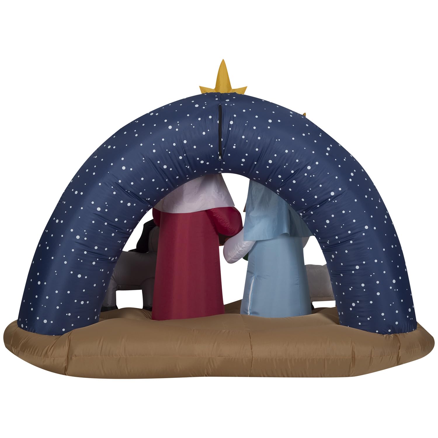 Foto 3 | Belén Inflable Con Forma De Gemmy Starry Christmas, 1,5 M De Altura - Venta Internacional.