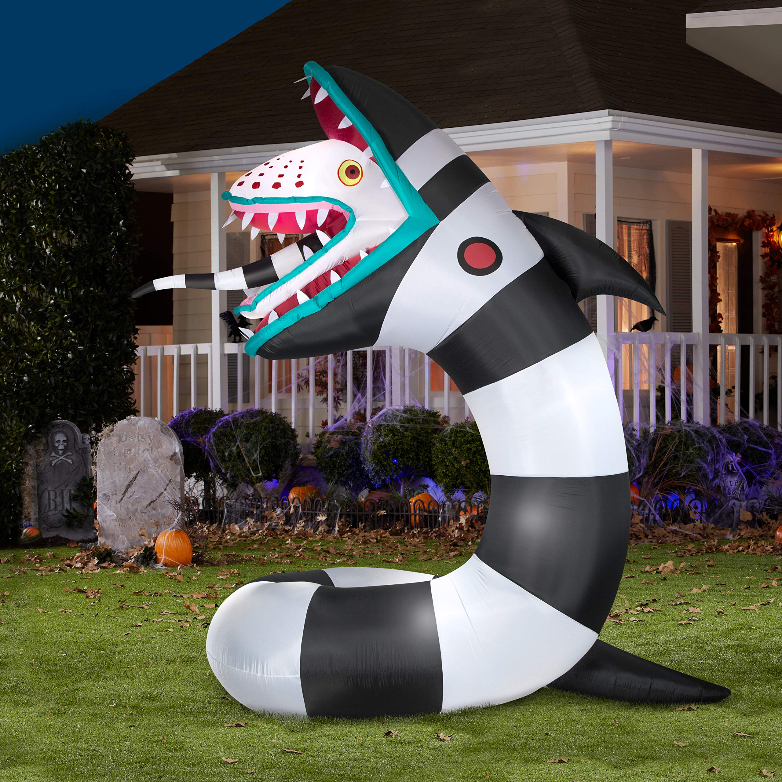 Foto 3 pulgar | Gemmy Hinchable Sandworm Beetlejuice Animated De 2,9 M Con Led - Venta Internacional.