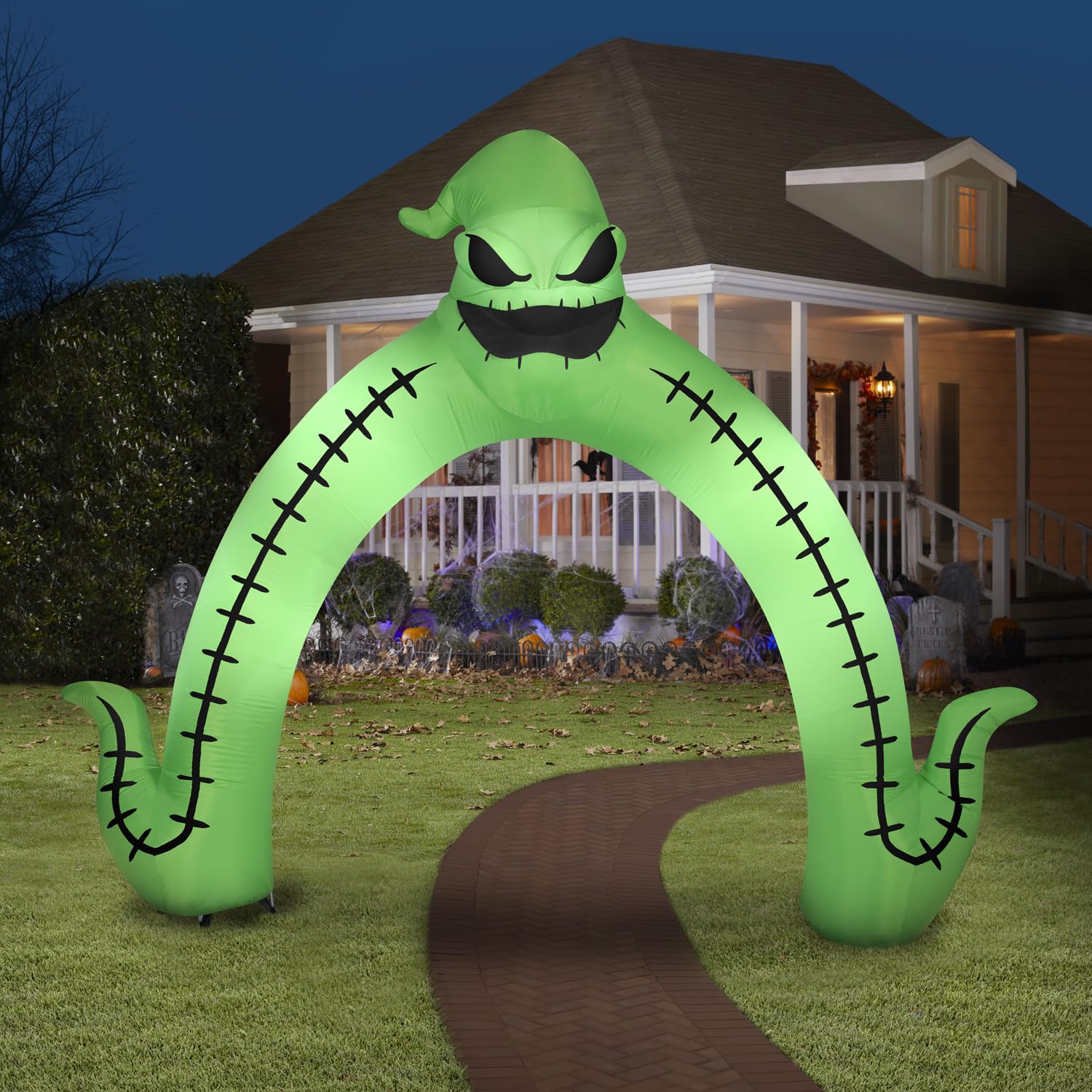 Foto 3 pulgar | Arco Inflable Con Forma De Gemmy Para Halloween, Diseño De Oogie Boogie, 3 M De Altura - Venta Internacional.