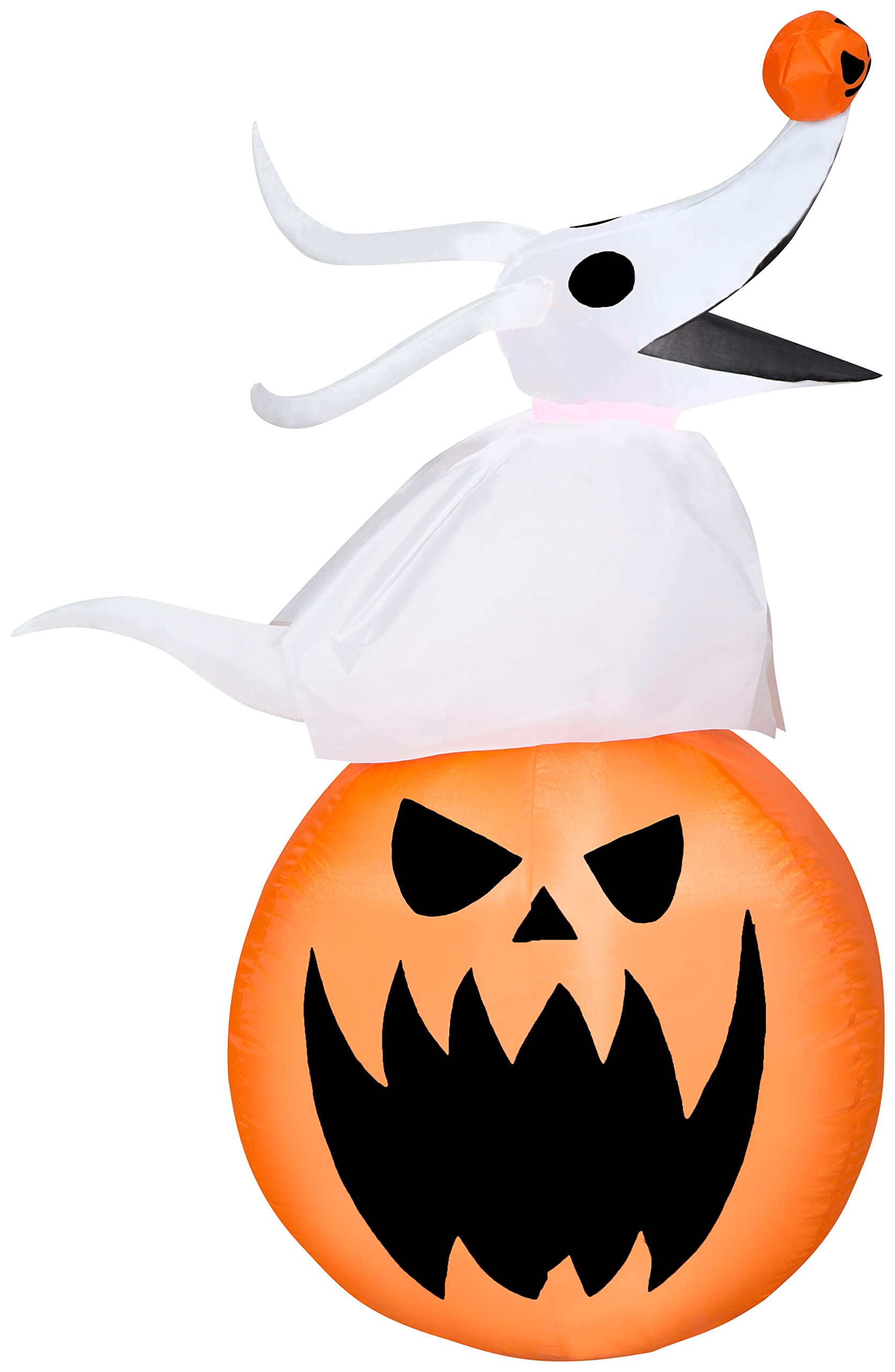 Decoración Inflable Gemmy Airblown Zero Con Calabaza De 107 Cm - Venta Internacional. $1,848