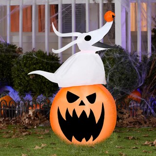 Foto 2 | Decoración Inflable Gemmy Airblown Zero Con Calabaza De 107 Cm - Venta Internacional.