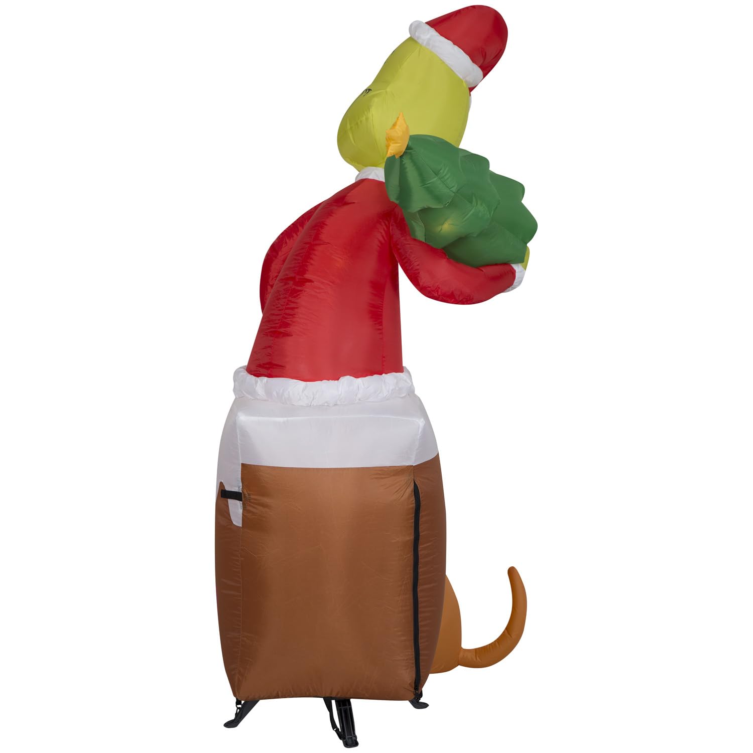 Foto 3 | Chimenea Inflable Navideña Con Diseño De Gemmy Grinch And Max, 1,7 M De Altura - Venta Internacional.