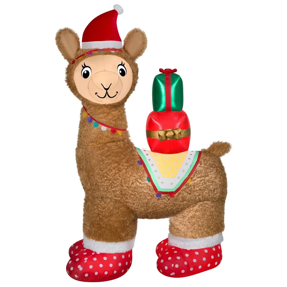 Foto 1 | Alpaca Inflable Navideña Gemmy Airblown Luxe De 2,1 M Con Led - Venta Internacional.