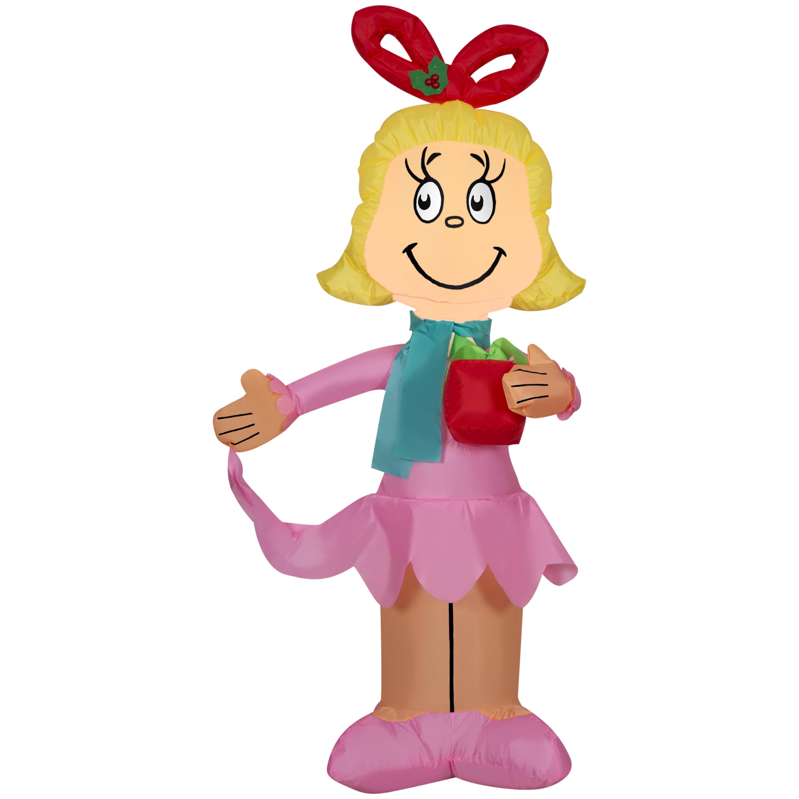 Foto 2 pulgar | Cindy Lou Who Hinchable Navideño De 1,2 M Con Luces Led Gemmy - Venta Internacional.