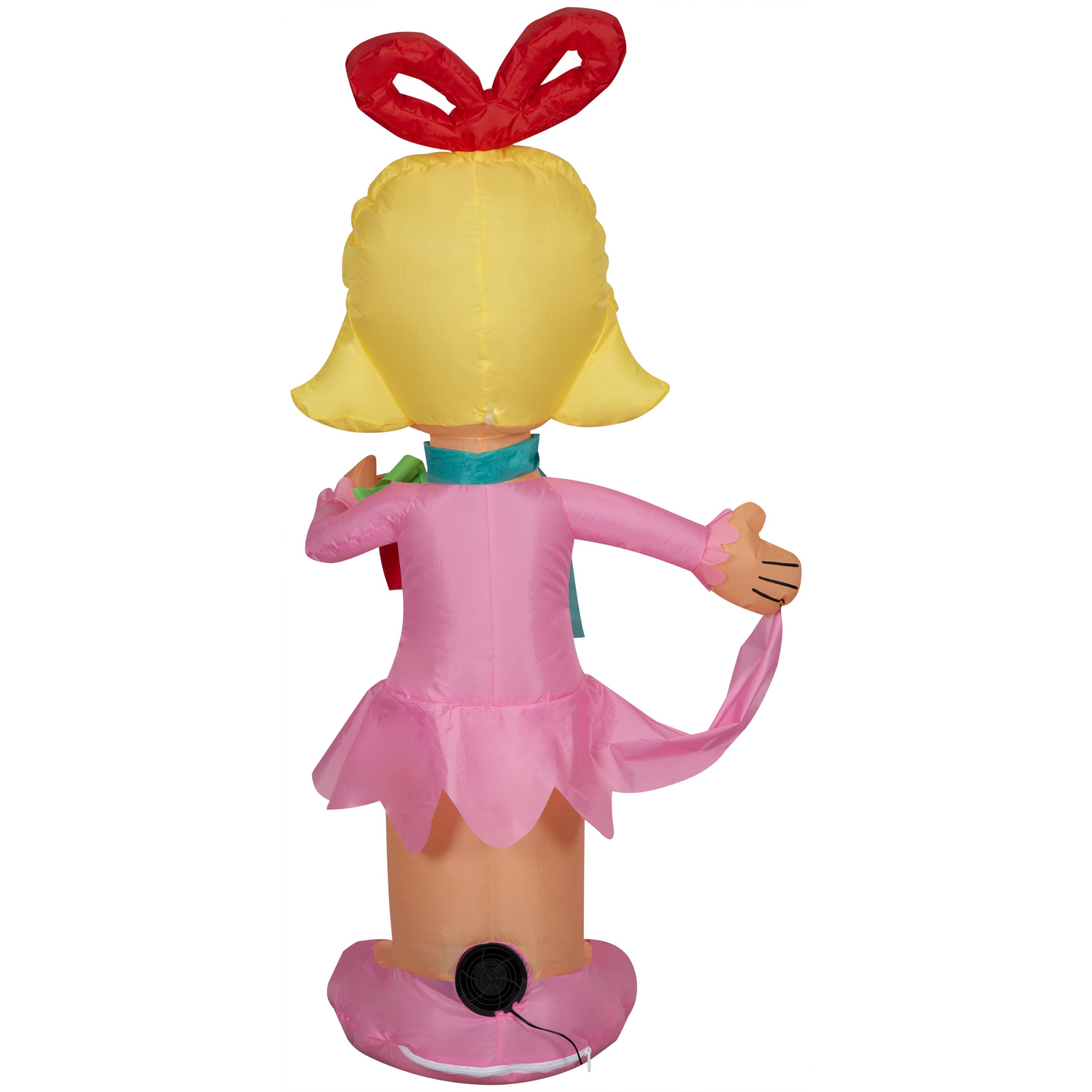 Foto 4 pulgar | Cindy Lou Who Hinchable Navideño De 1,2 M Con Luces Led Gemmy - Venta Internacional.