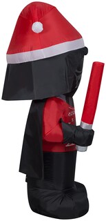 Foto 3 | Darth Vader Inflable Con Un Feo Suéter Navideño, Gemmy - Venta Internacional.