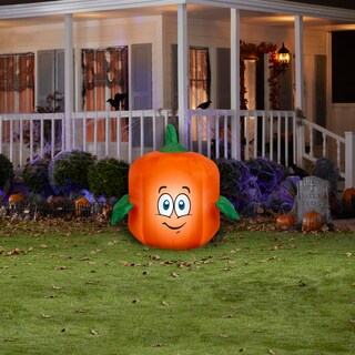 Foto 2 | Calabaza Hinchable Con Forma De Gema De Halloween Con Forma De Espeluznante The Square, 1,07 M - Venta Internacional.