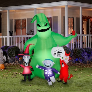 Foto 2 | Gemma Airblown Oogie Inflable Con Escena De Halloween Con Criaturas - Venta Internacional.