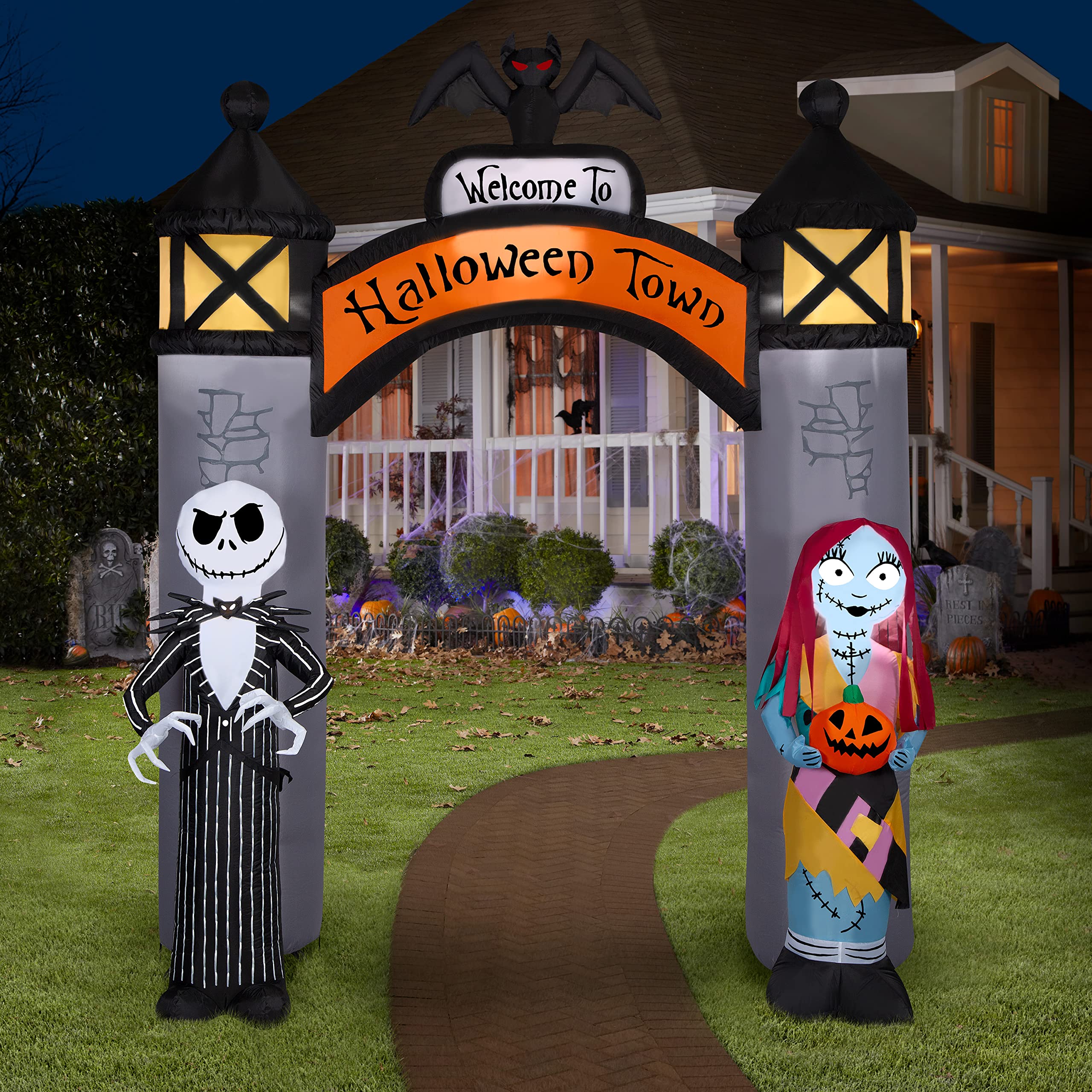 Foto 3 pulgar | Arco Inflable Gemmy Nightmare Before Christmas, 2,6 M - Venta Internacional.