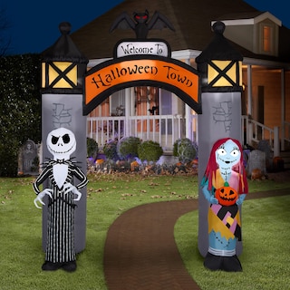 Foto 2 | Arco Inflable Gemmy Nightmare Before Christmas, 2,6 M - Venta Internacional.