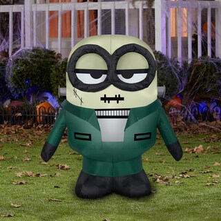 Foto 2 | Monstruoso Minion Frankenbob Inflable Transportado Por Aire, 90 Cm De Altura - Venta Internacional.