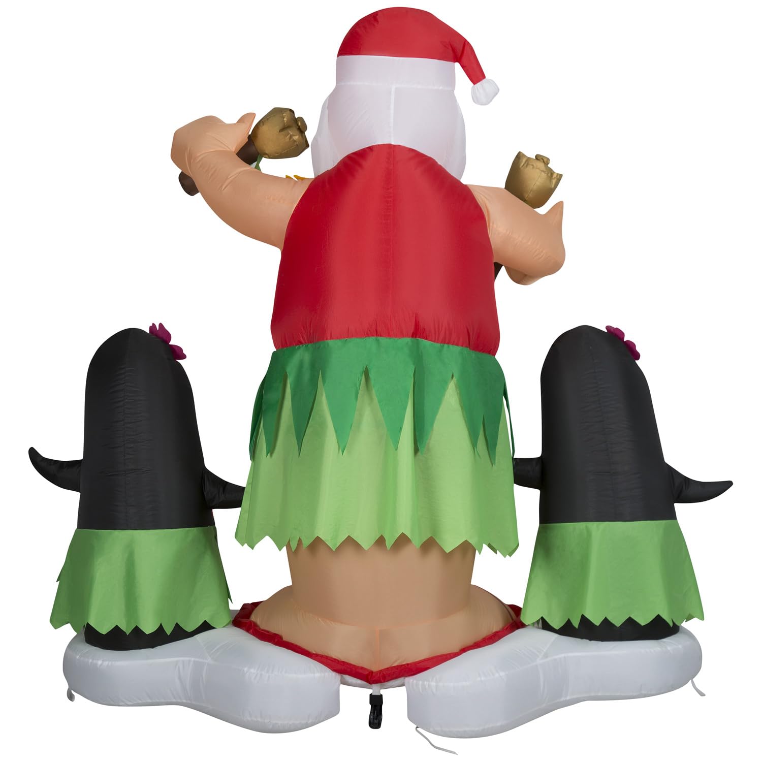 Foto 4 pulgar | Gema Inflable De Navidad Con Diseño De Hula Santa Y Pingüinos, 1,7 M De Altura - Venta Internacional.