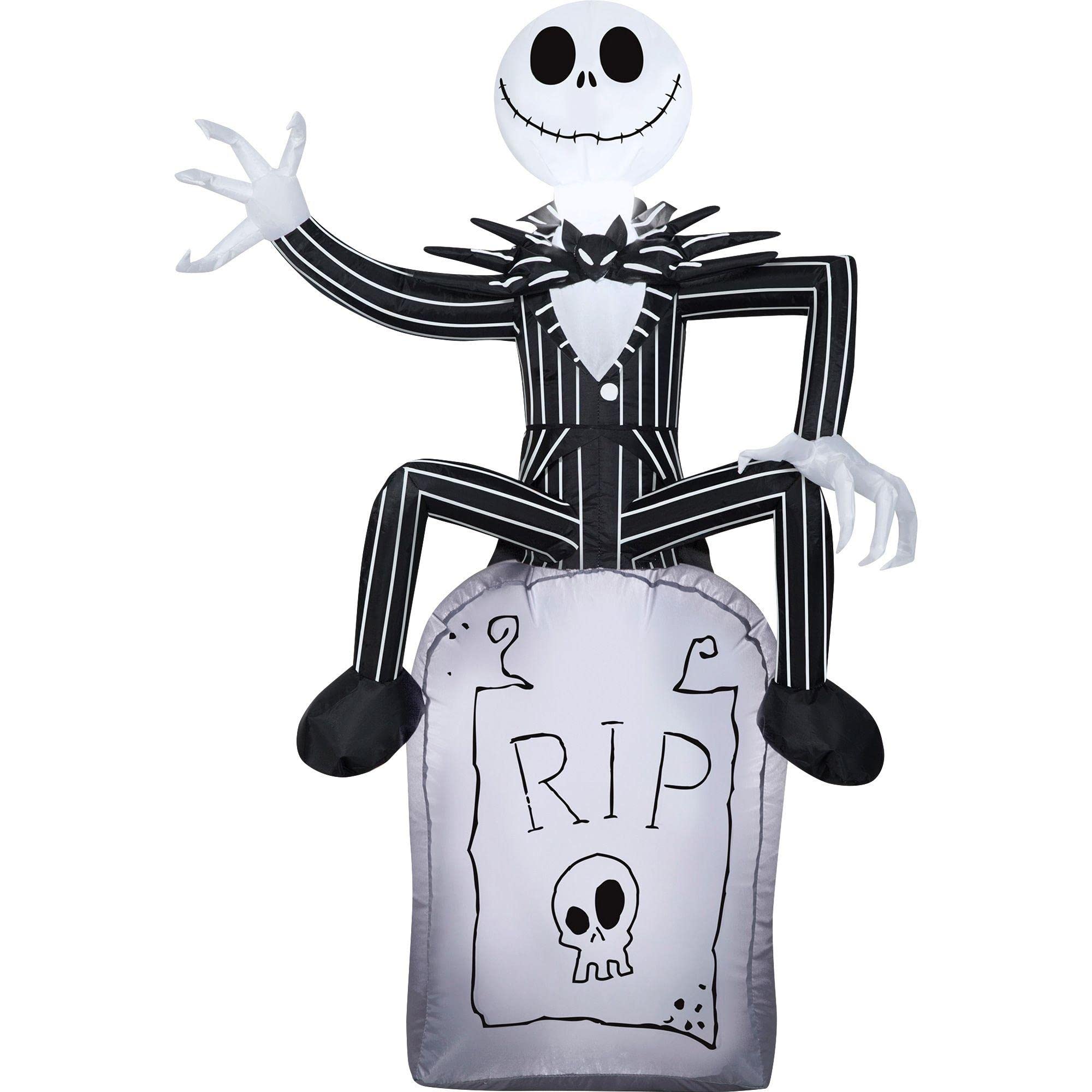 Foto 2 pulgar | Hinchable Jack Skellington En Tombstone Disney De 107 Cm De Altura - Venta Internacional.