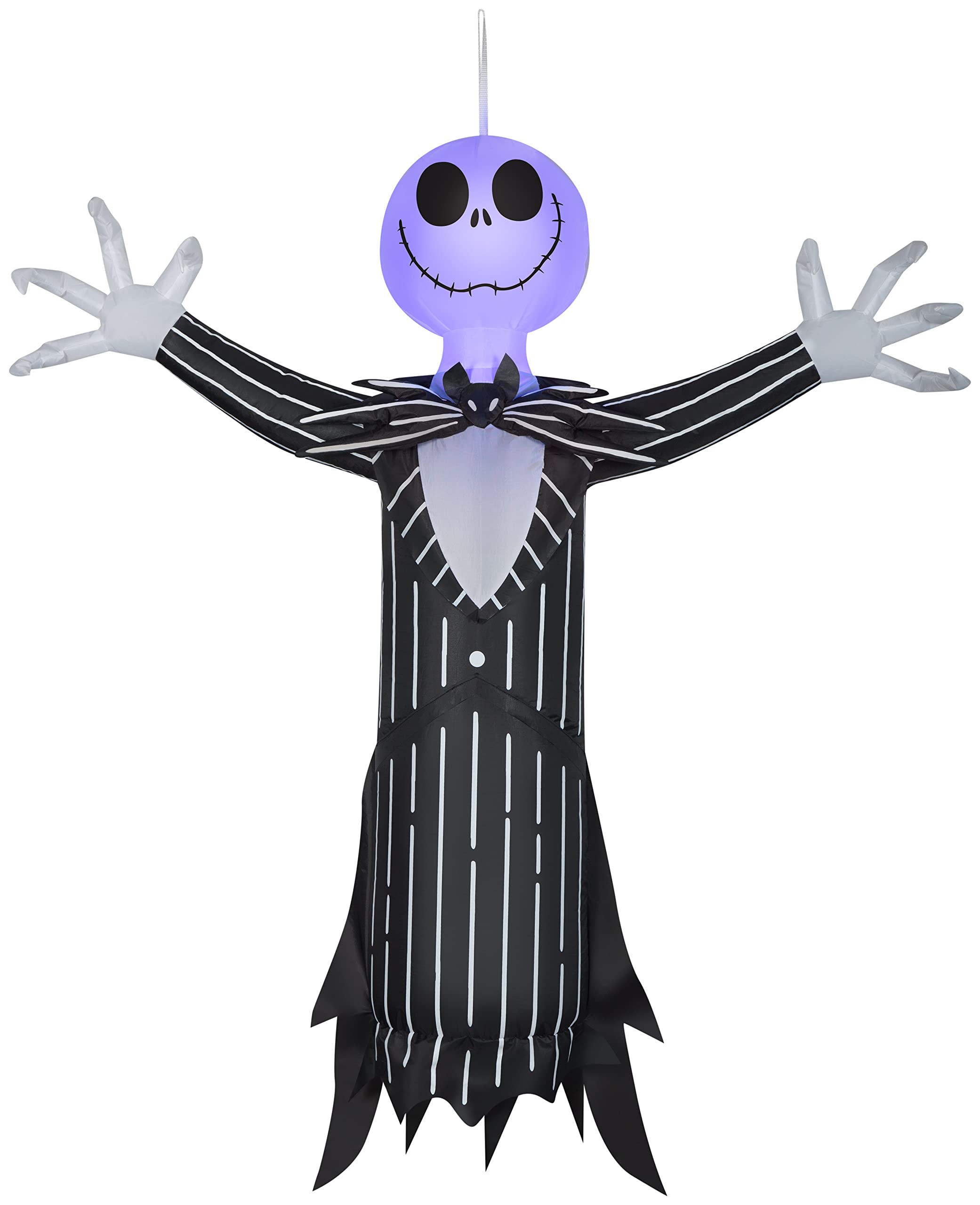 Colgante Inflable Jack Skellington Disney De 1,2 M Con Luces Parpadeantes - Venta Internacional. $1,228