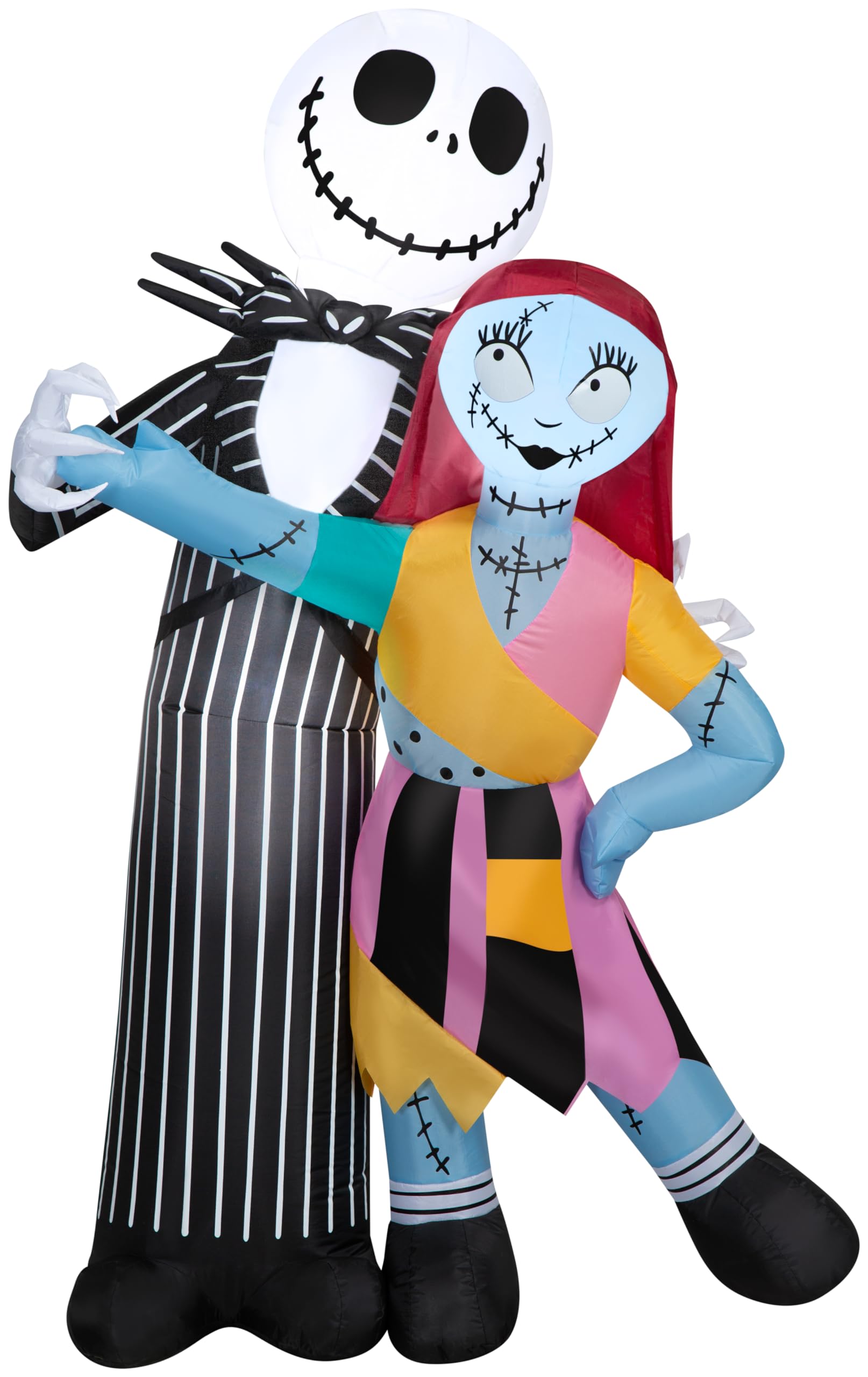 Foto 2 pulgar | Pesadilla Hinchable Antes De Navidad Jack Y Sally, 180 Cm - Venta Internacional.