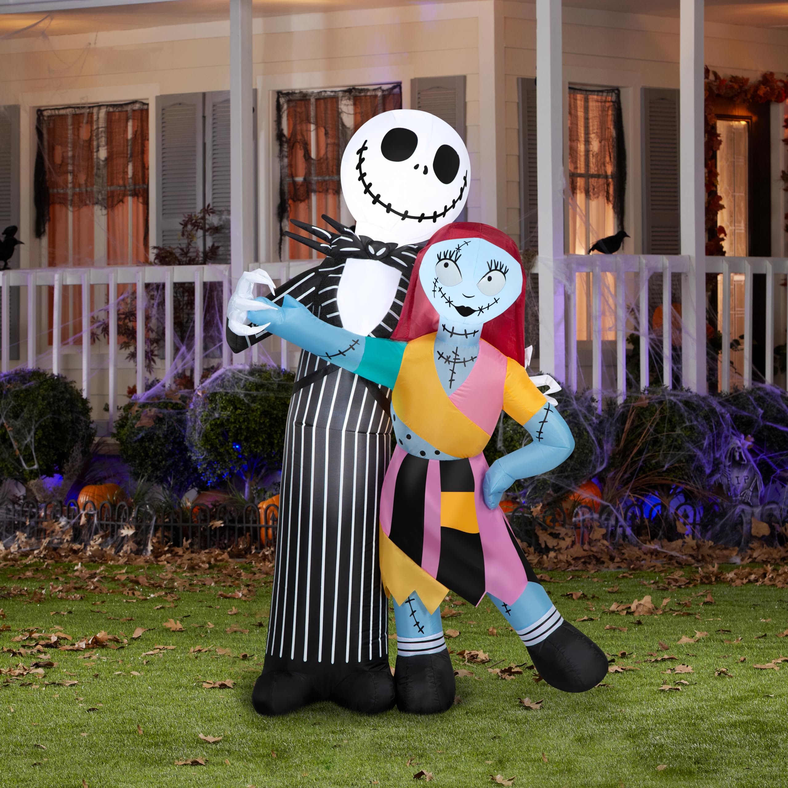 Foto 3 pulgar | Pesadilla Hinchable Antes De Navidad Jack Y Sally, 180 Cm - Venta Internacional.