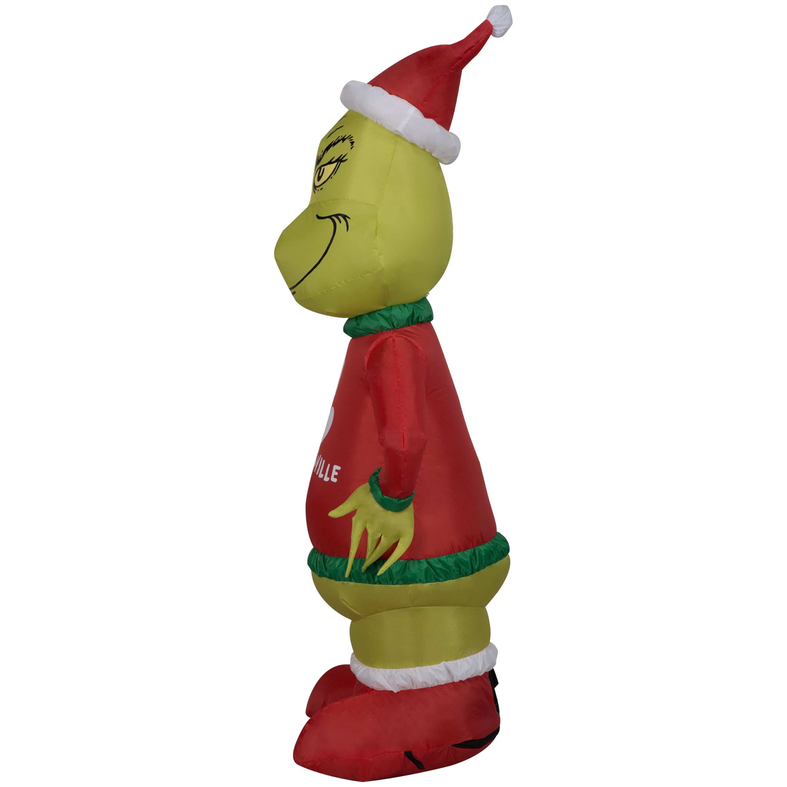 Foto 4 pulgar | Suéter Navideño Inflable Grinch Gemmy De 1,2 M Con Luces Led - Venta Internacional.