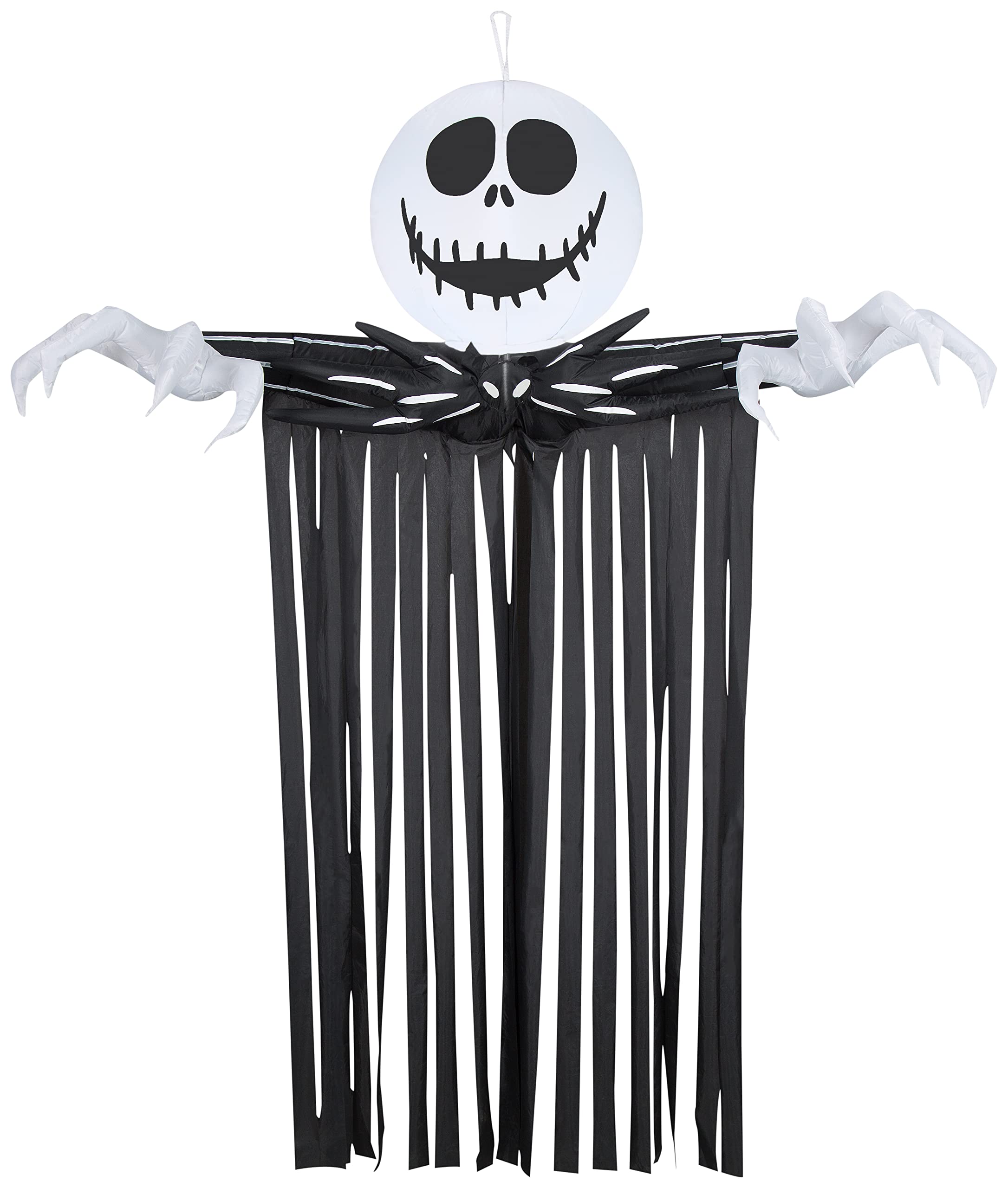 Colgador De Puerta Gemmy Airblown Jack Skellington Head De 2 M De Altura - Venta Internacional. $1,319