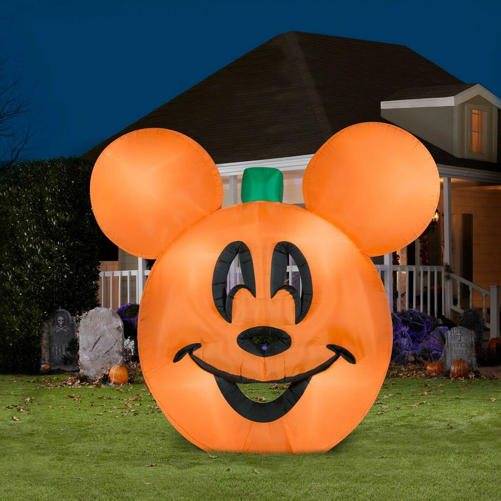 Foto 5 pulgar | Calabaza Inflable Con Diseño De Mickey Mouse De Disney Con Diseño De Gemmy Airblown, 3 M - Venta Internacional.