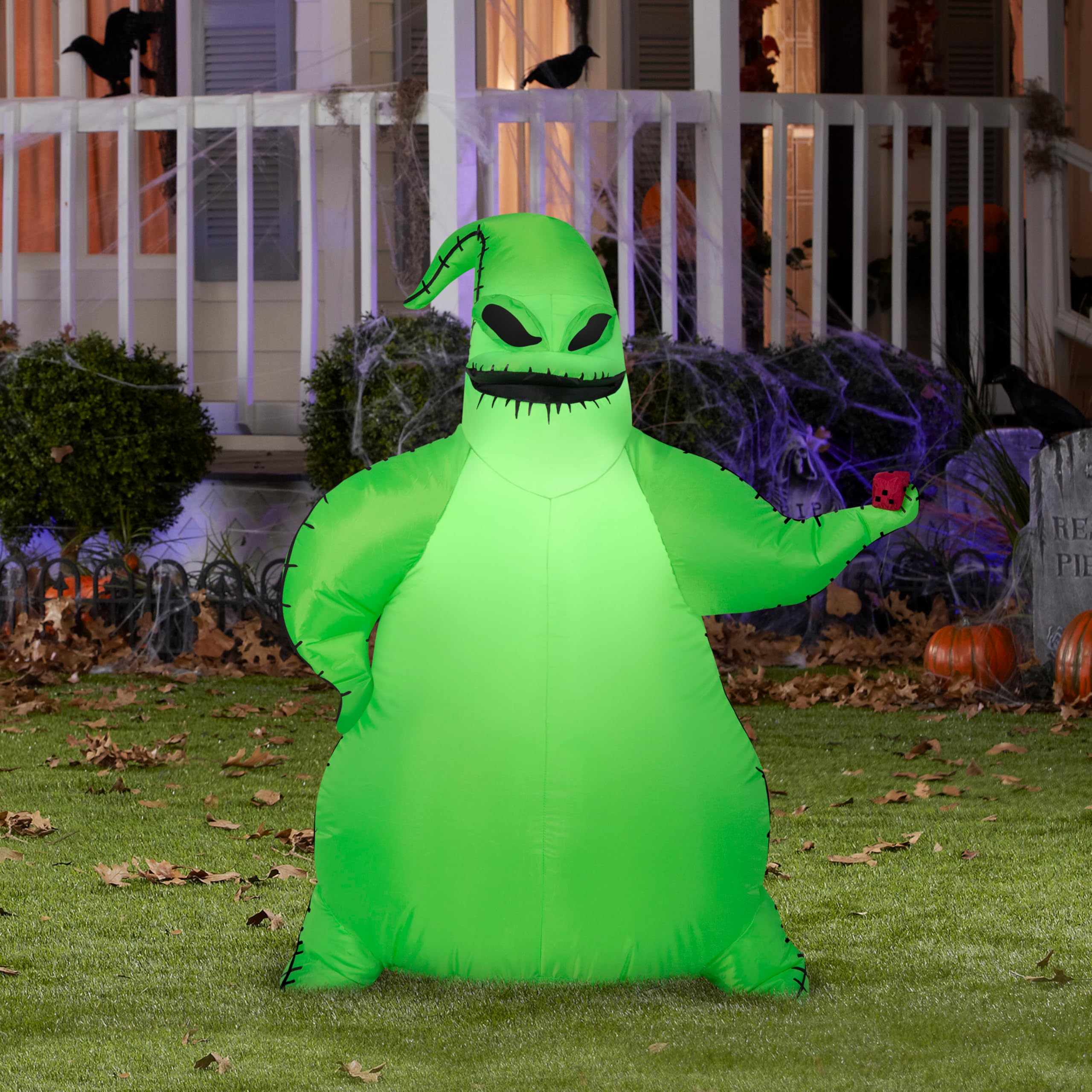 Foto 3 pulgar | Oogie Boogie Boogie Disney Gemmy Inflable, 107 Cm De Altura - Venta Internacional.