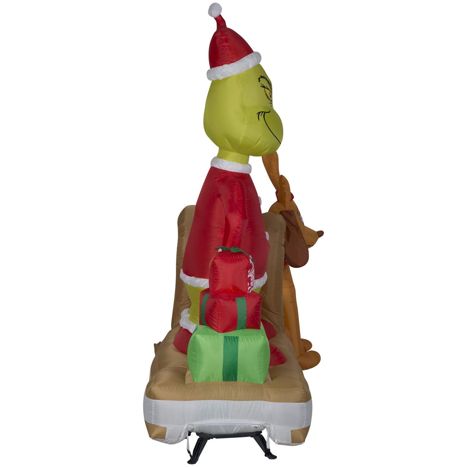 Foto 4 pulgar | Escena de Trineo Inflable de Navidad Gemmy Grinch y Max 180 cm - Venta Internacional