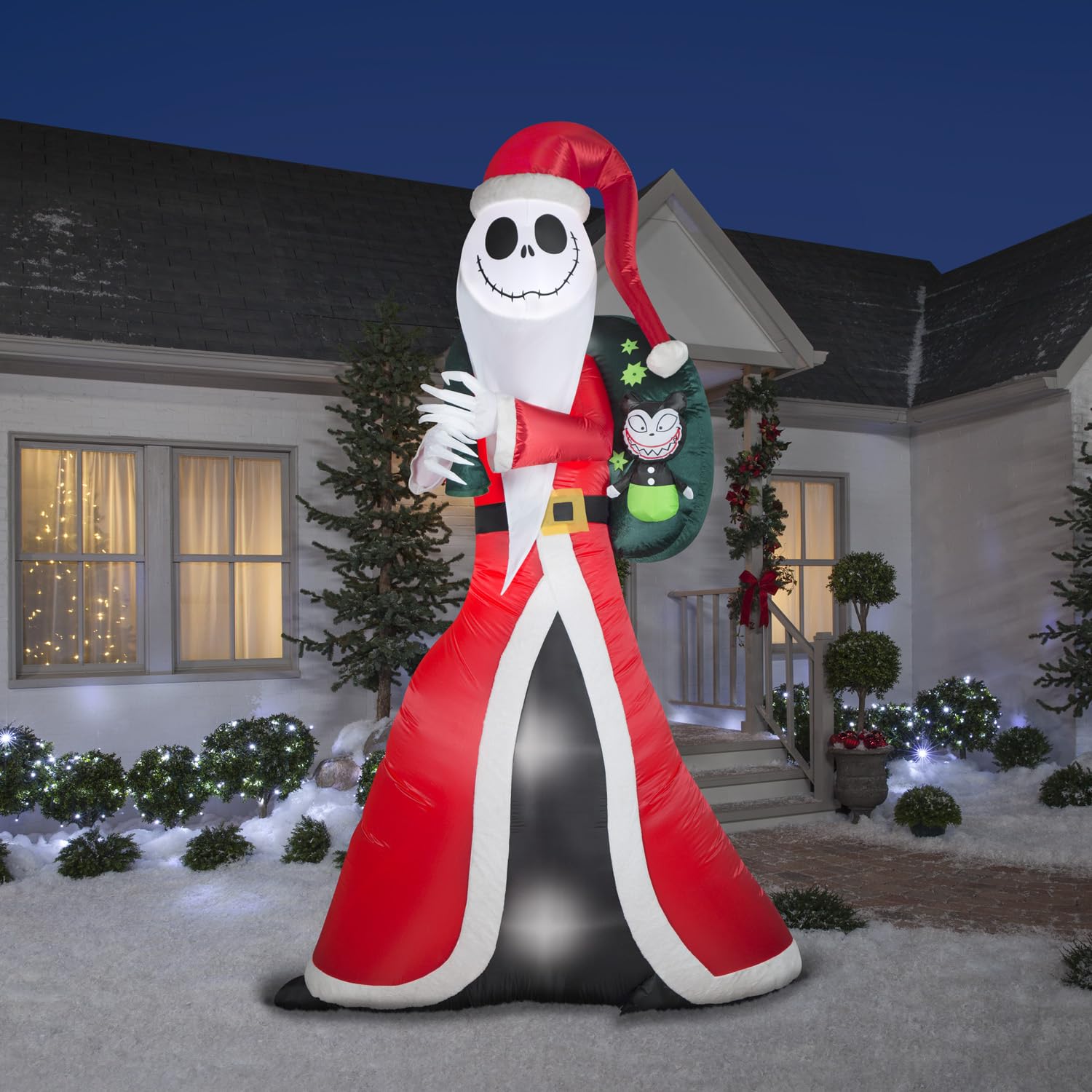 Foto 3 pulgar | Jack Skellington Navideño Gemmy Inflable de Sandy Claws-Venta Internacional