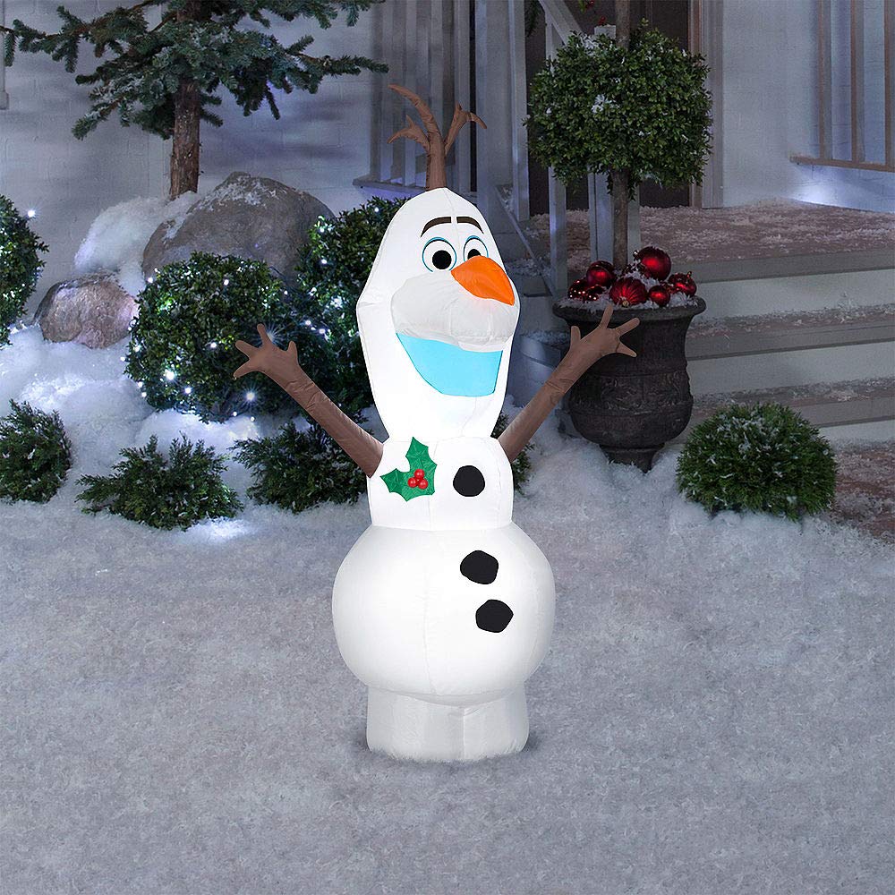 Foto 3 pulgar | Inflable Gemmy Olaf Navideño de 1,2 m - Venta Internacional