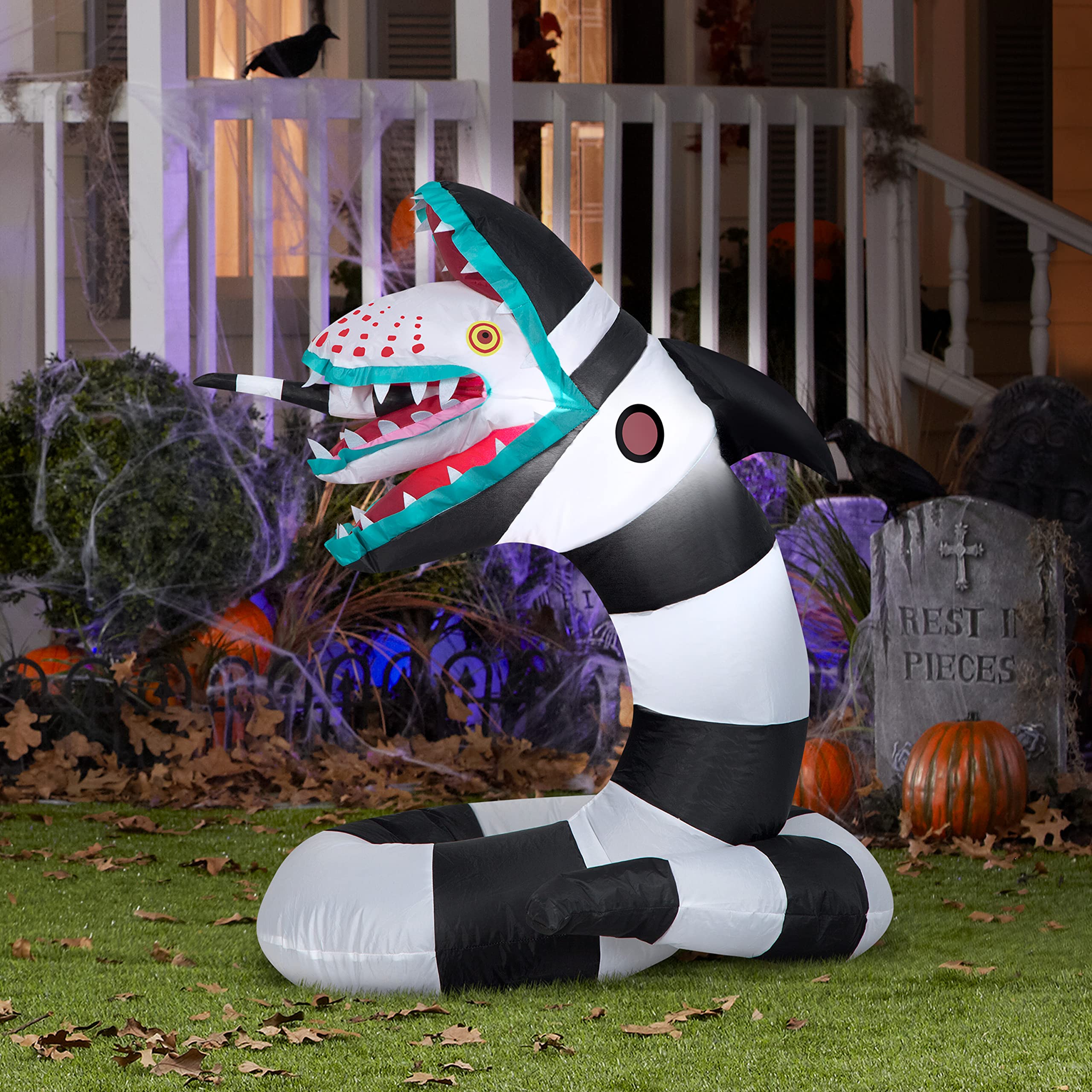 Foto 3 pulgar | Inflable de Halloween  Escarabajo de Gusano 90 cm  - Venta Internacional
