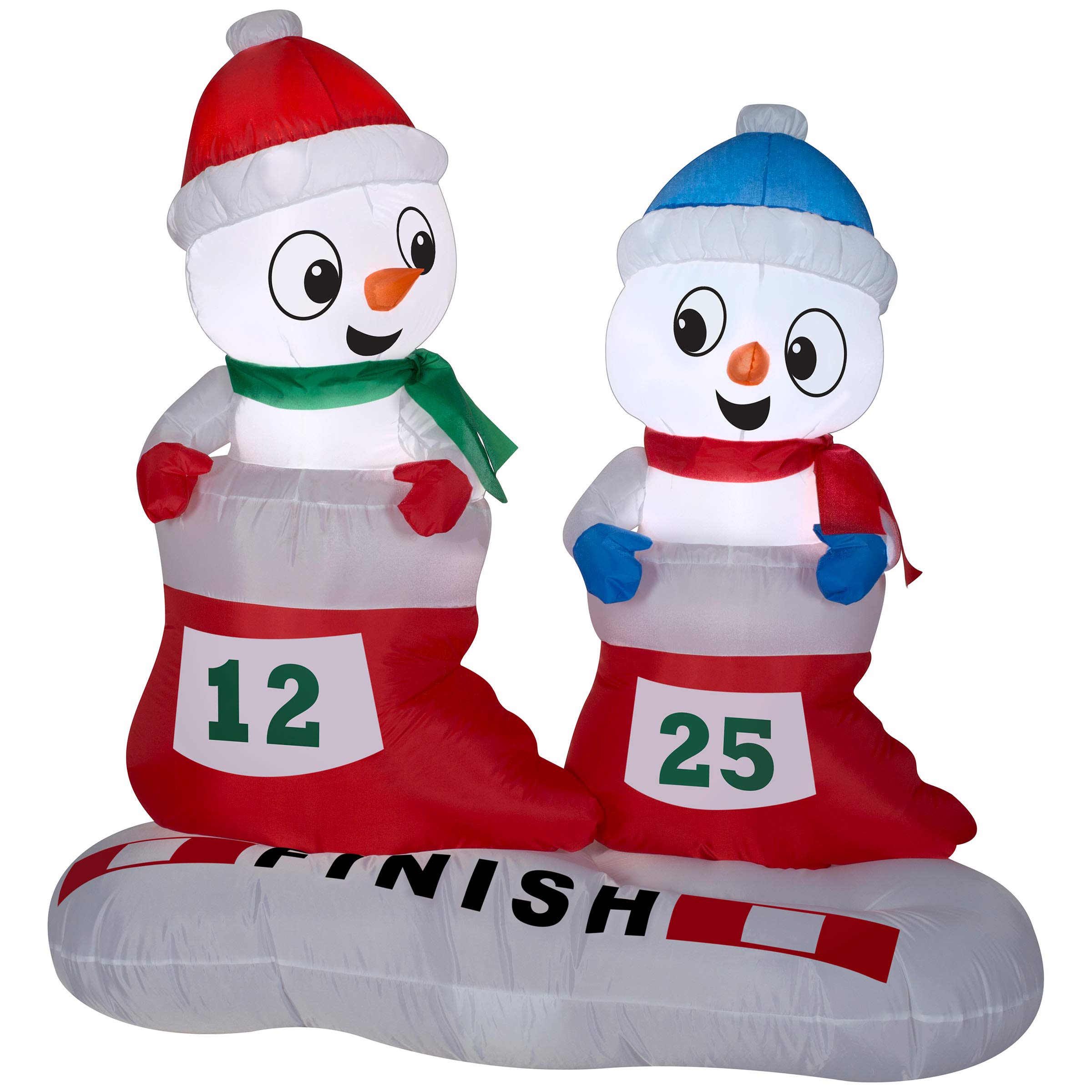 Foto 2 pulgar | Inflable Gemmy Muñeco de Nieve Races 1,2 M Christmas Airblown - Venta Internacional