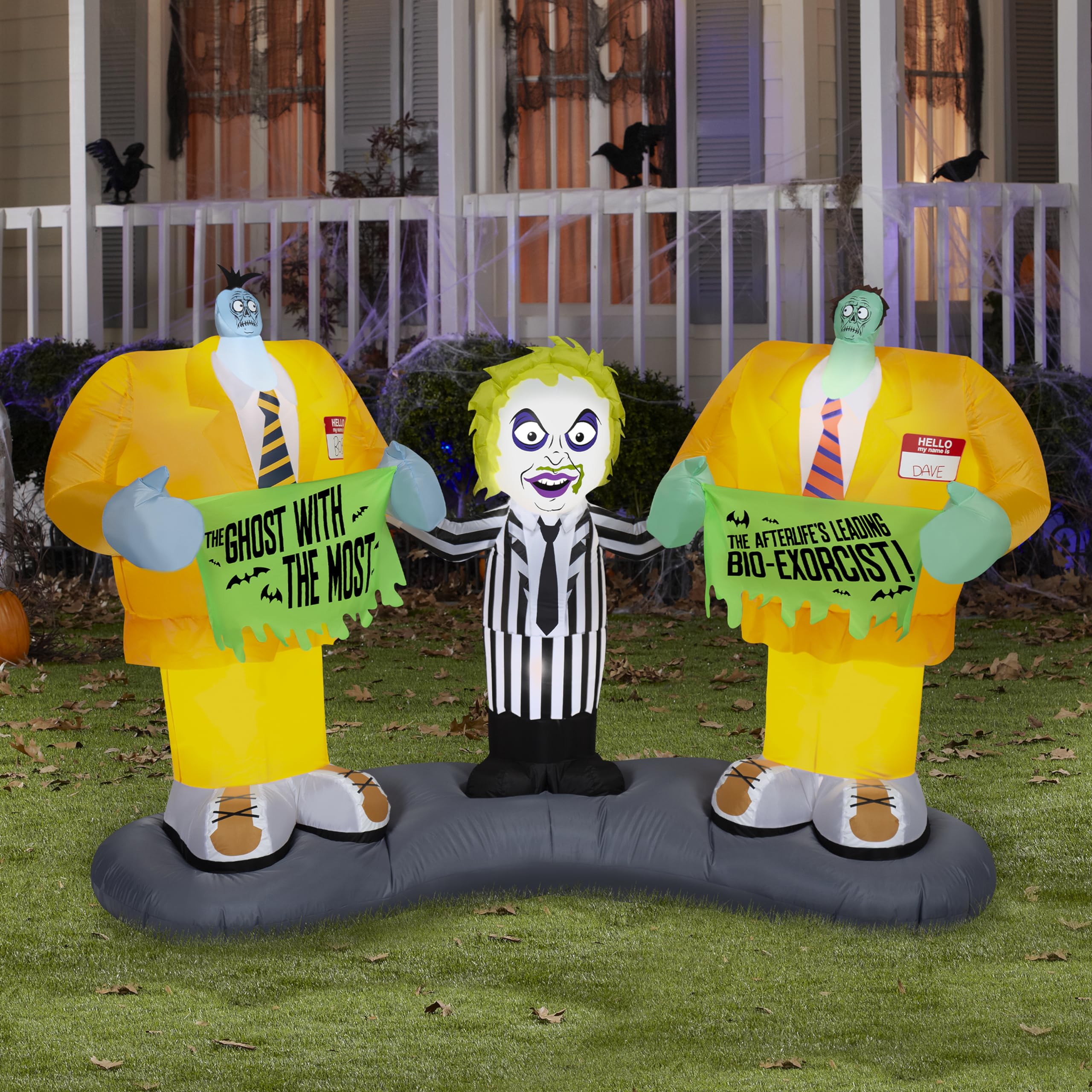 Foto 3 pulgar | Beetlejuice Inflable Gemmy de Halloween-Venta Internacional