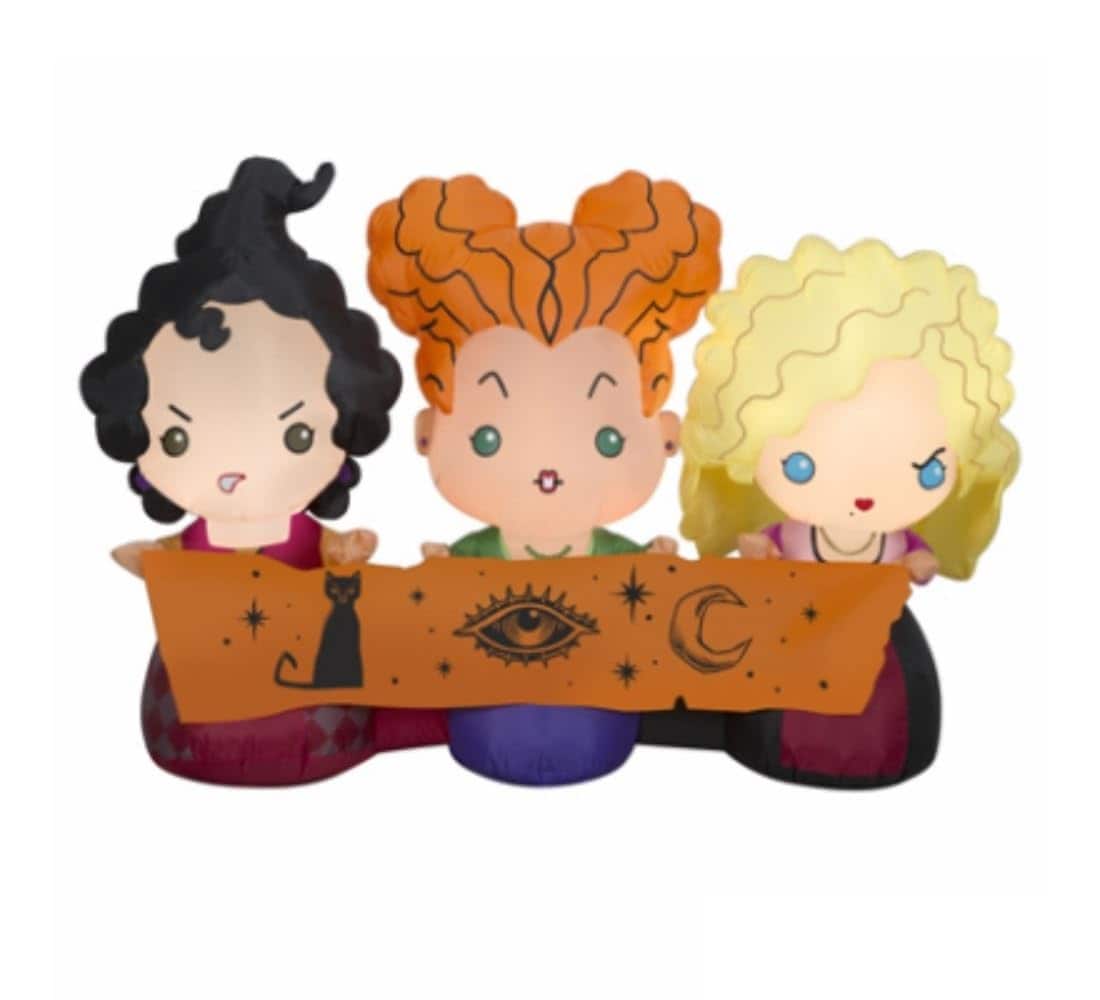 Escena Inflable Gemmy Hocus Pocus Sisters Airblown Scene Disney - Venta Internacional $2,714