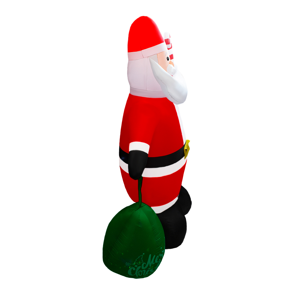 Foto 3 pulgar | Inflable Navideño Santa Claus Jumbo con Luz Led de 4.20 m