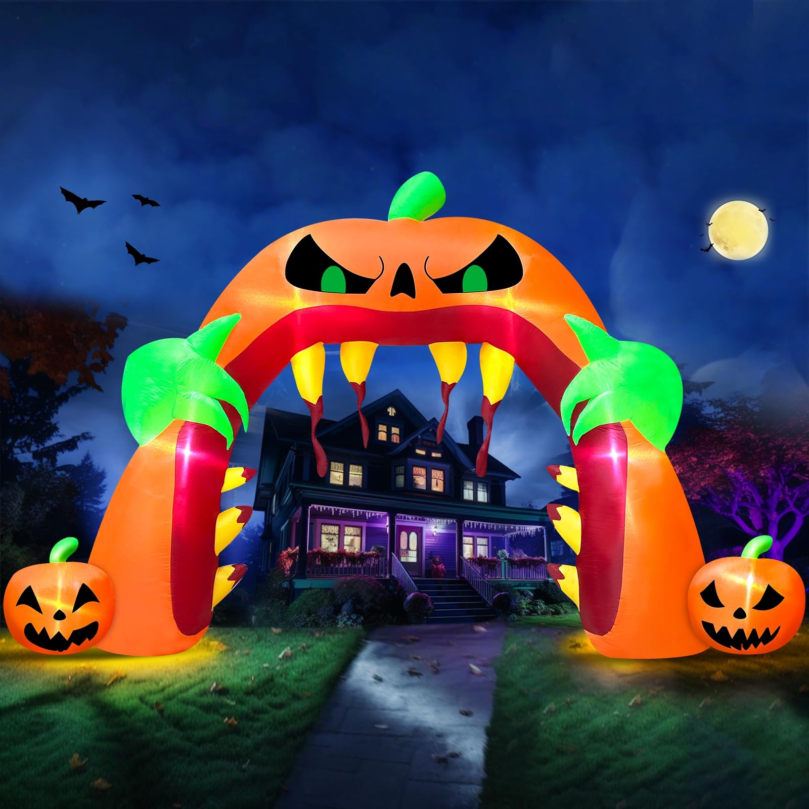 Foto 2 pulgar | Arco Inflable Turnmeon Para Halloween De 16 Pies X 3 M Con Luces Led - Venta Internacional.