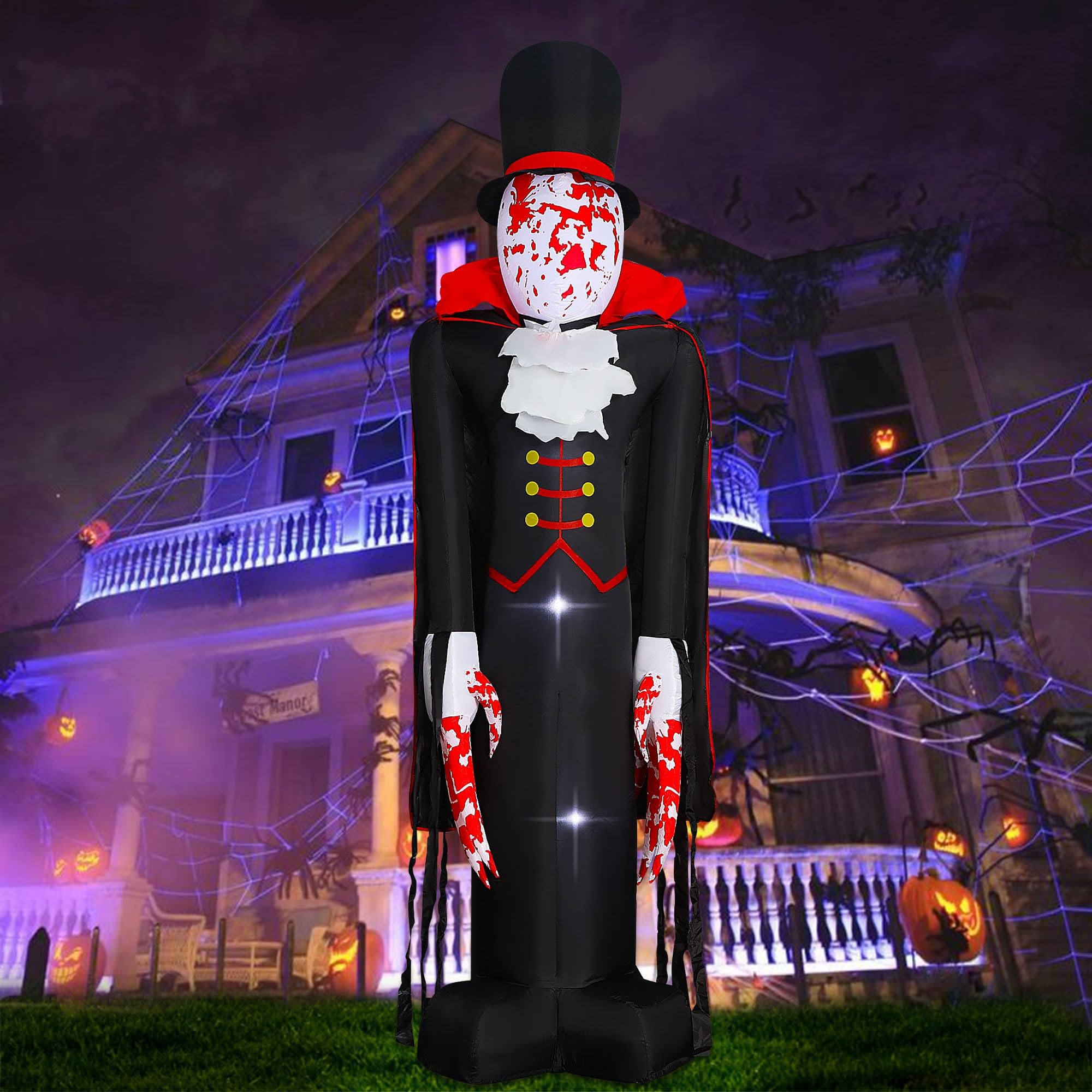 Decoraciones Inflables Para Patio De Halloween, Lulu Home, 9 Pies, Fantasma - Venta Internacional. $1,295