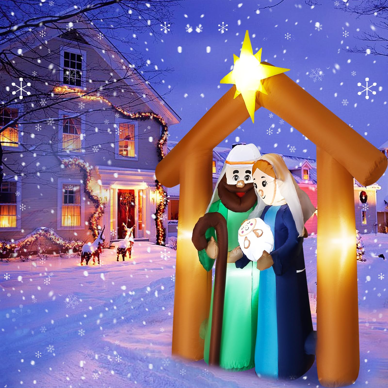 Foto 4 | Inflable Navideño Marchpower 6 Pies - Venta Internacional