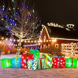 Cajas De Regalo Inflables De Navidad Sosation De 9 Pies Con 9 Luces Led - Venta Internacional.