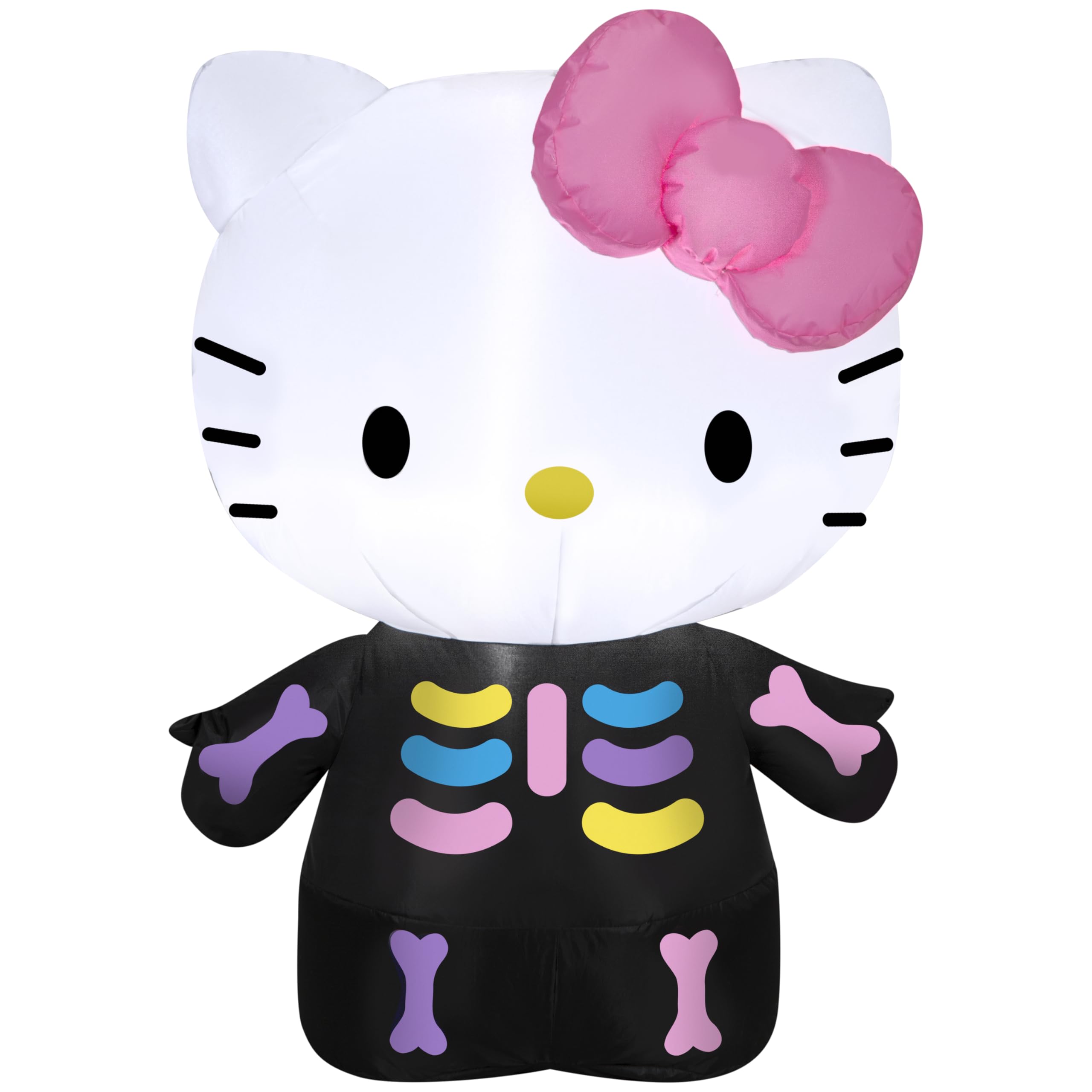 Foto 1 | Decoración Inflable Con Forma De Esqueleto De Hello Kitty Con Diseño De Gemmy Airblown - Venta Internacional.
