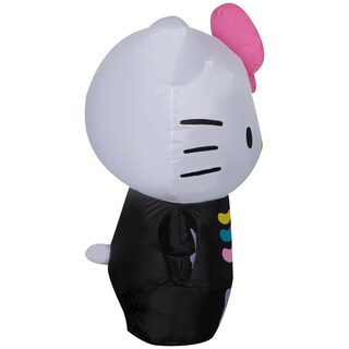 Foto 3 | Decoración Inflable Con Forma De Esqueleto De Hello Kitty Con Diseño De Gemmy Airblown - Venta Internacional.