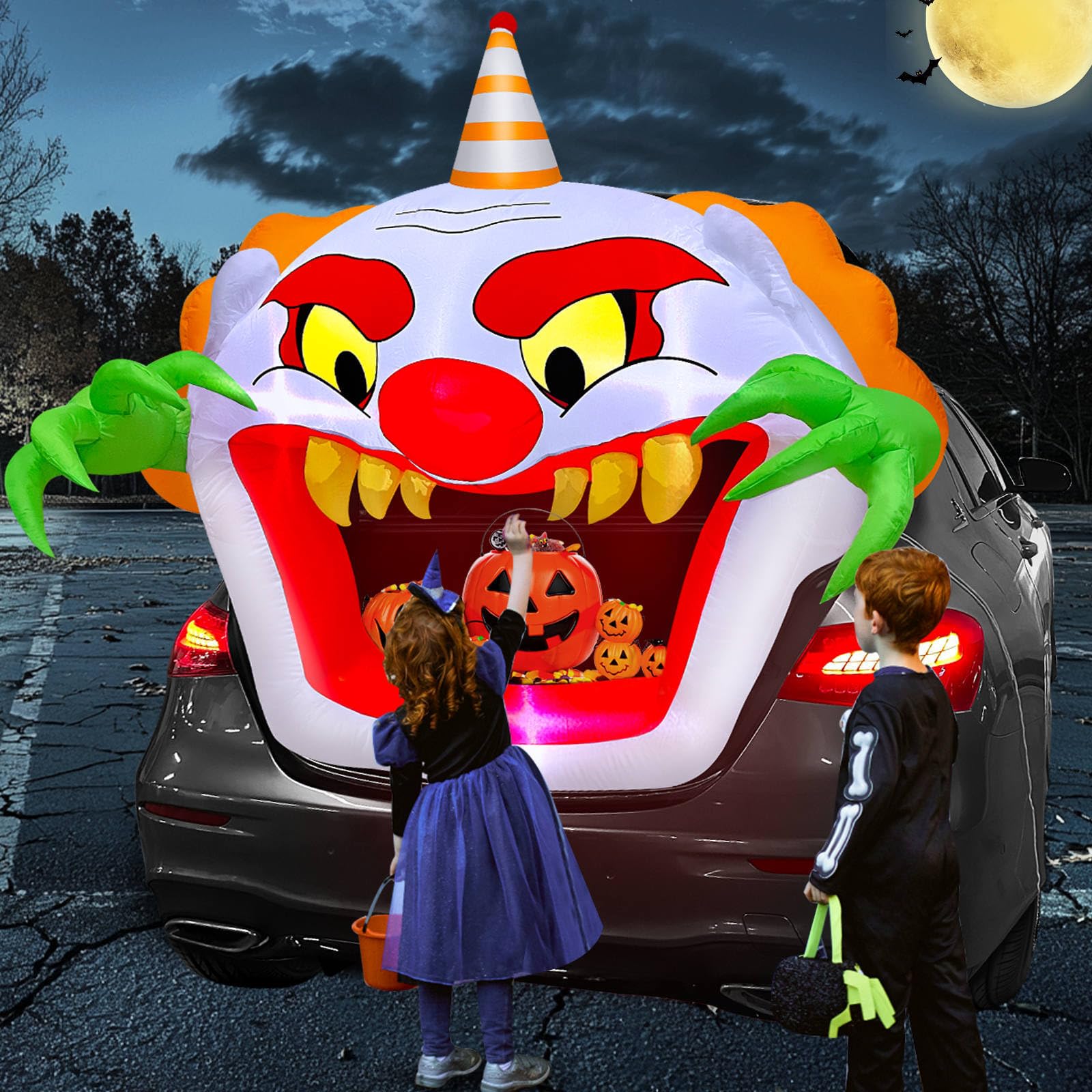 Foto 1 | Baúl Inflable Para Halloween O Decoración De Coche De 4 Pies - Venta Internacional.