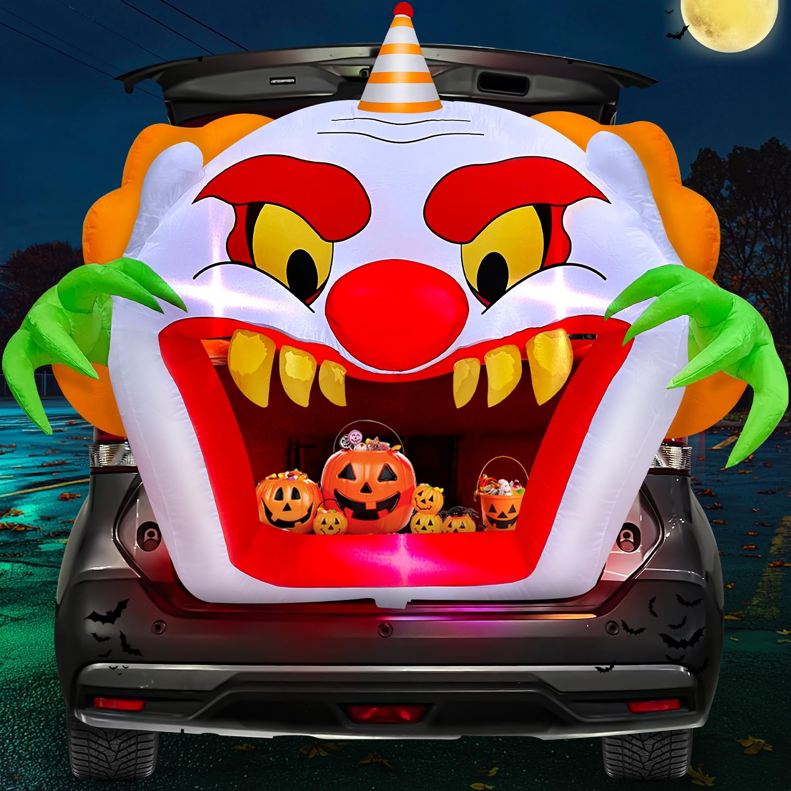 Foto 3 pulgar | Baúl Inflable Para Halloween O Decoración De Coche De 4 Pies - Venta Internacional.