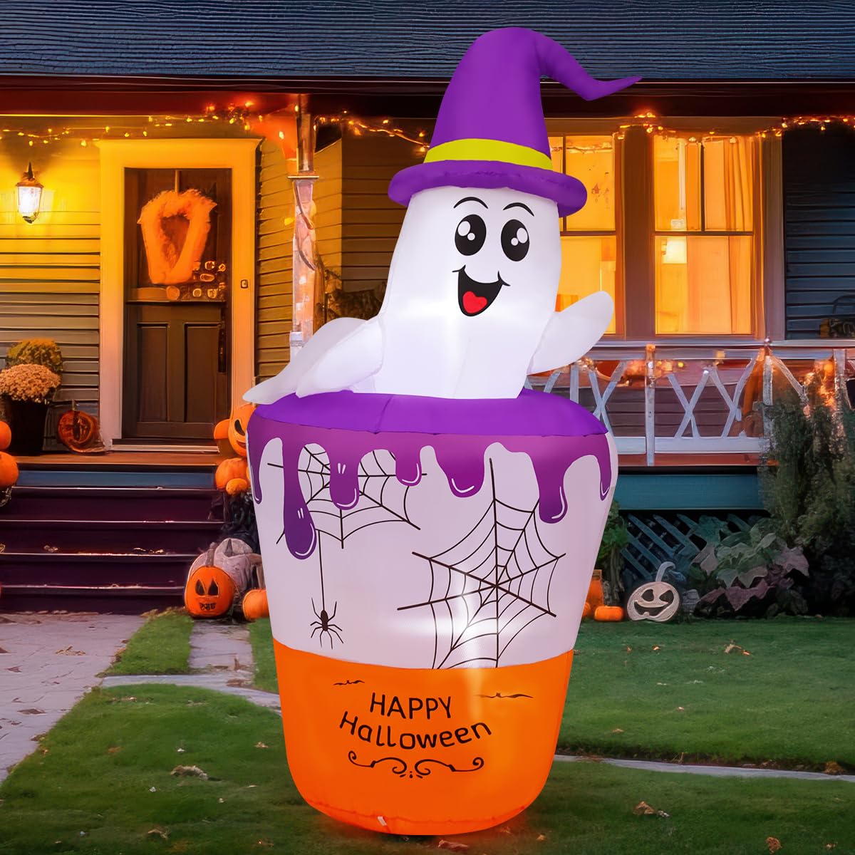 Foto 1 | Inflable Decorativo Goosh de Fantasma para Halloween-Venta Internacional