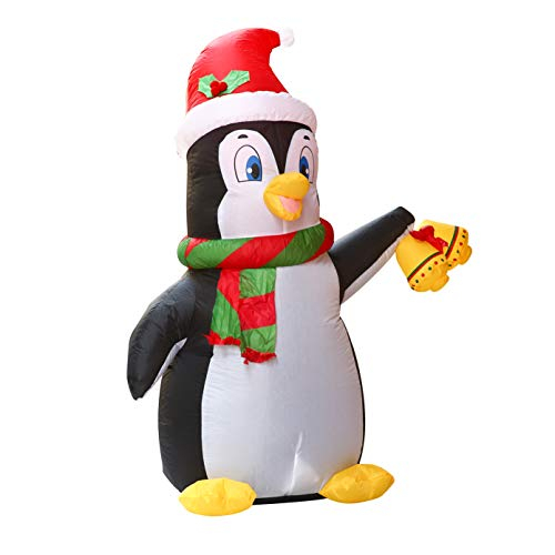 Foto 4 pulgar | Decoración Inflable con Diseño de Pingüino Navideño Joiedomi 1.5 Metros Con Led - Venta Internacional
