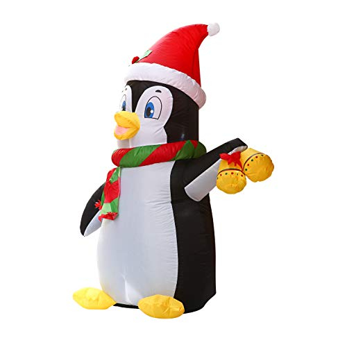 Foto 5 pulgar | Decoración Inflable con Diseño de Pingüino Navideño Joiedomi 1.5 Metros Con Led - Venta Internacional