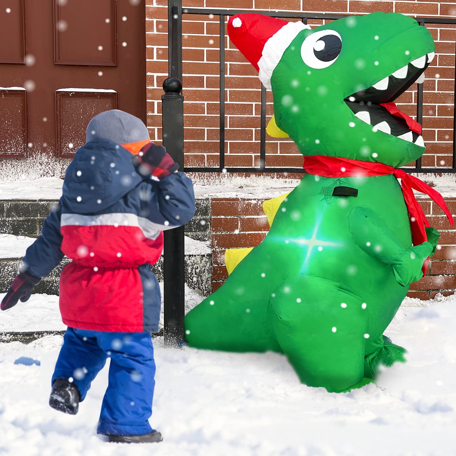Foto 3 pulgar | Inflable Decorativo Turnmeon de Dinosaurio-Venta Internacional